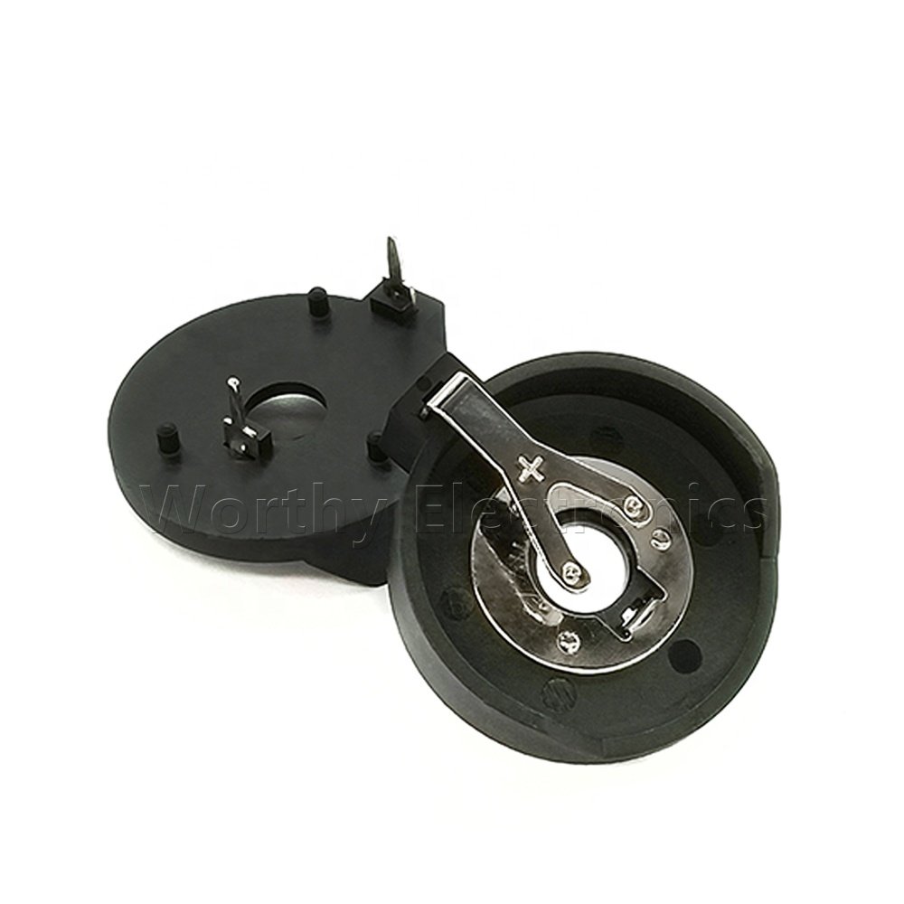 Electrical components accessories button battery 3V horizontal battery case BS-2477-2 CR2477 battery holder CR2477-BS-1