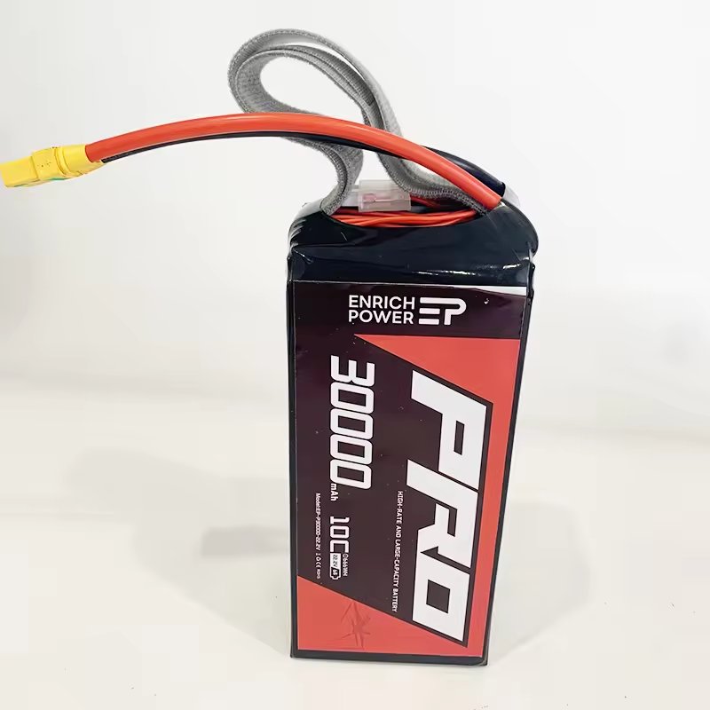 High Energy Density 30AH 12S Solid-state Lithium Polymer Battery 30000mAh 44.4V Drone Battery for UAV Aircraft