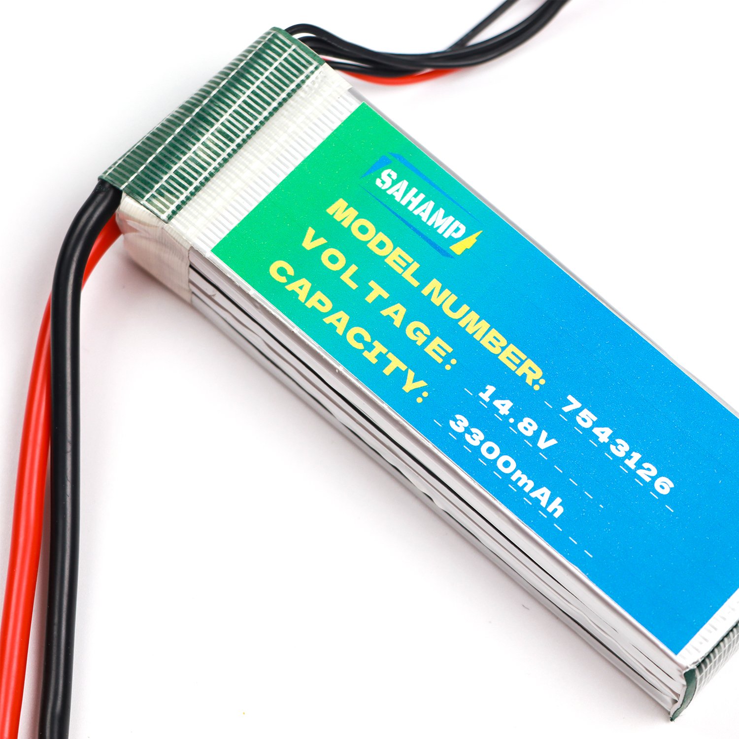 SAHAMP 14.8V Lithium Polymer Battery Pack 3300mAh for Drones Electric Vehicles Consumer Electronics Solar Storage