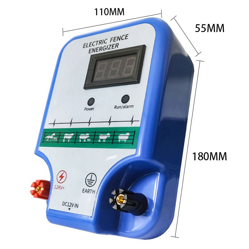 Pulse Electronic Fence Electric High Energy Fence System Energizer For Farm Big Animals Horse Cattle