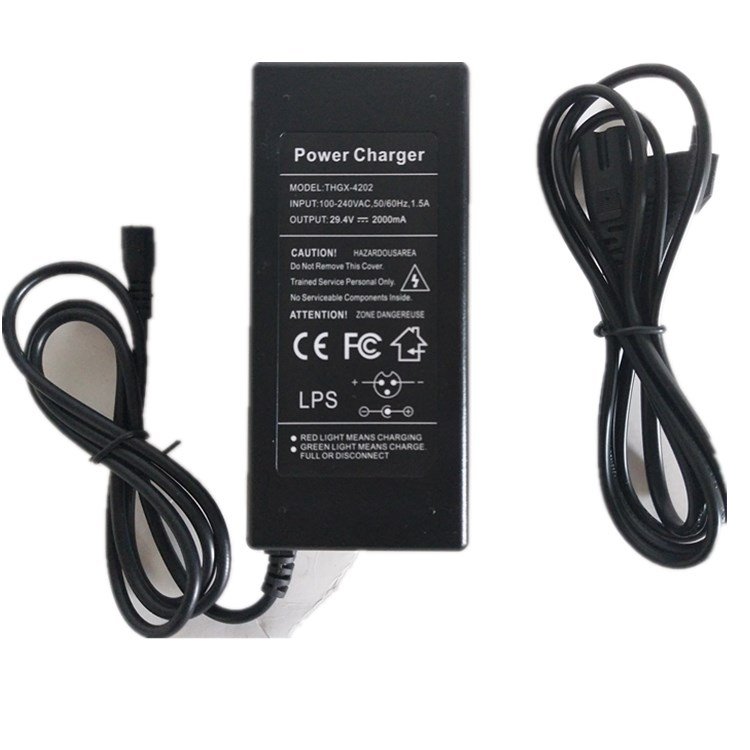 29.4V 2A Charger For 5.5 Inch Electric Scooter EU US AU UK Plug Battery Charger Replacement Accessories