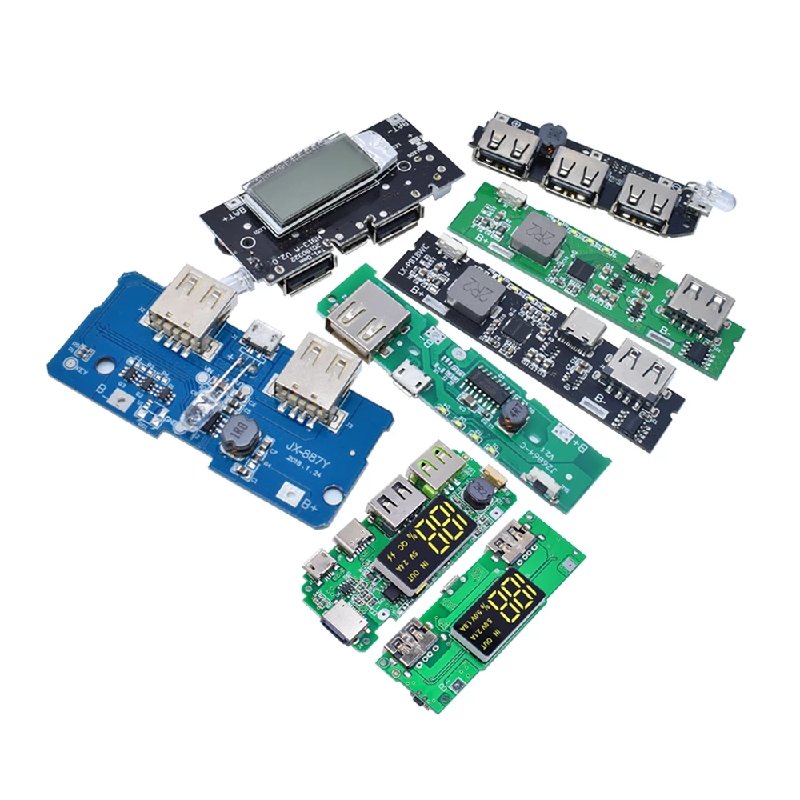 5V PD pcb Mobile Power Bank Dual USB Battery 18650 Step Up Module Charger PCB Power Accessories Lcd Display
