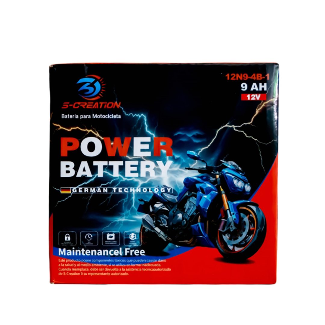 Best price motorcycle battery replace 12N9-4B-1 12V 9AH Maintenance Free Motorcycle Battery