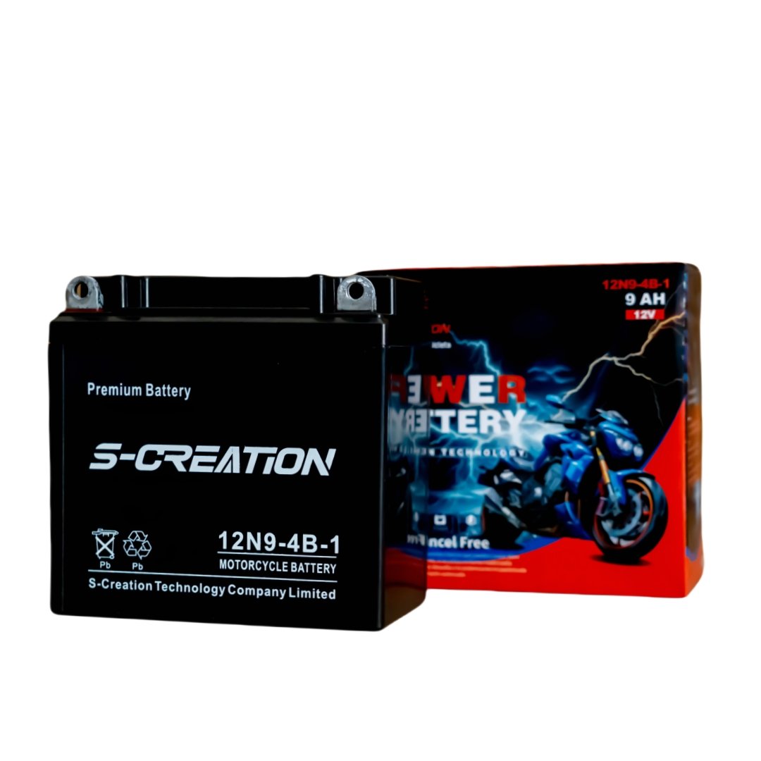 Best price motorcycle battery replace 12N9-4B-1 12V 9AH Maintenance Free Motorcycle Battery