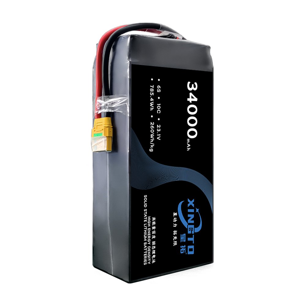 Top Ranking Factory Wholesale 6S 34AH 23.1V 260Wh/kg 10C High Voltage Solid state Lithium Ion Battery For Heavy Duty drone/UAV