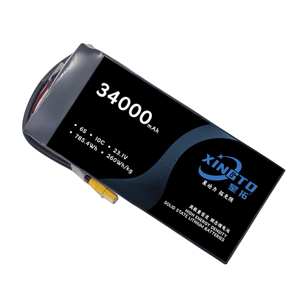 Top Ranking Factory Wholesale 6S 34AH 23.1V 260Wh/kg 10C High Voltage Solid state Lithium Ion Battery For Heavy Duty drone/UAV