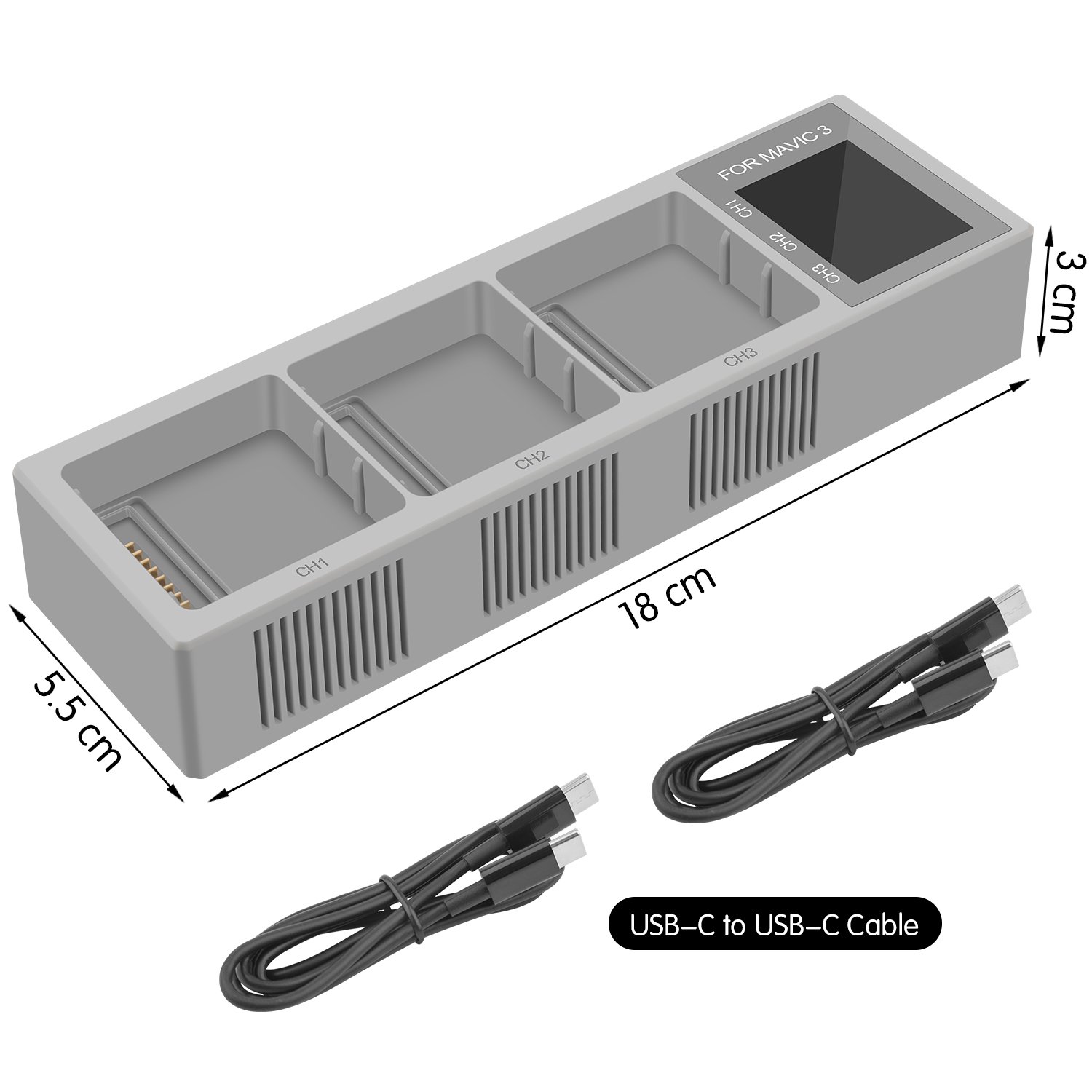 For Mavic 3 Battery Charging Charges Expands Battery Charging Ports to 3 Brand New in Stock Drone accessories