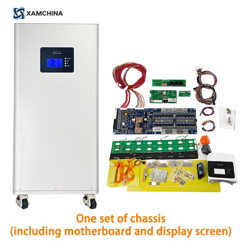 48/51.2V 280Ah LiFePO4 LFP lithium-ion phosphate battery Diy chassis 280Ah solar cell vertical chassis finished product