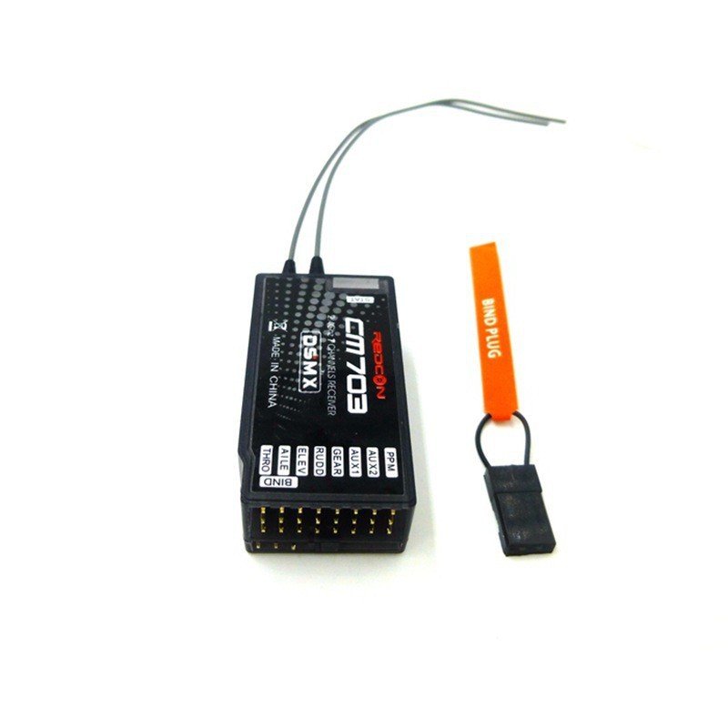 CM703 receiver 7-channel DSM2 DSM2 receiver PPM PWM output compatible with DX6I DSX7D X8