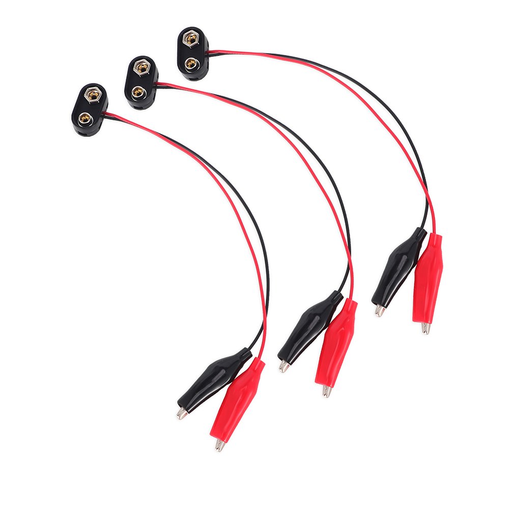 Factory Hot Sale Durable Crocodile Clips T-Style Red Black Insulation Protection Strip All Kinds Electronic Battery Accessories
