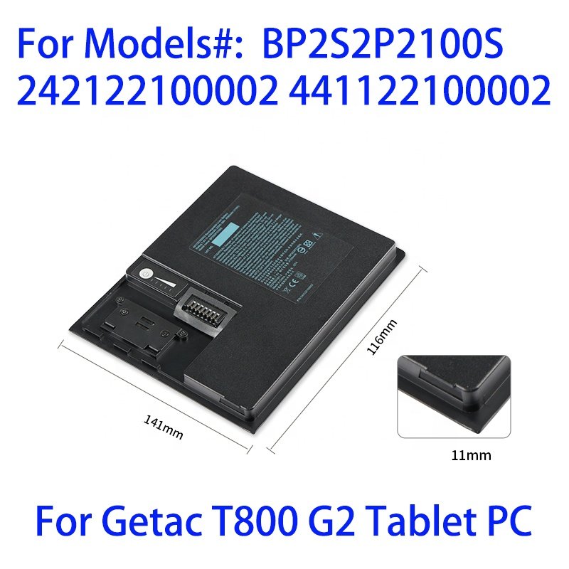 Laptop battery New BP2S2P2100S 242122100002 441122100002 Battery For Getac T800 G2 Tablet PC 7.4V 32WH
