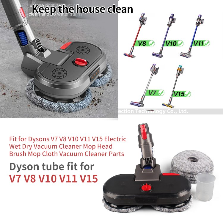 Double Soft Roller Brush Floor Brush For Dysons V7 V8 V10 V11 V12 Motorized Upright Vacuum Cleaner Brush Parts Accessory