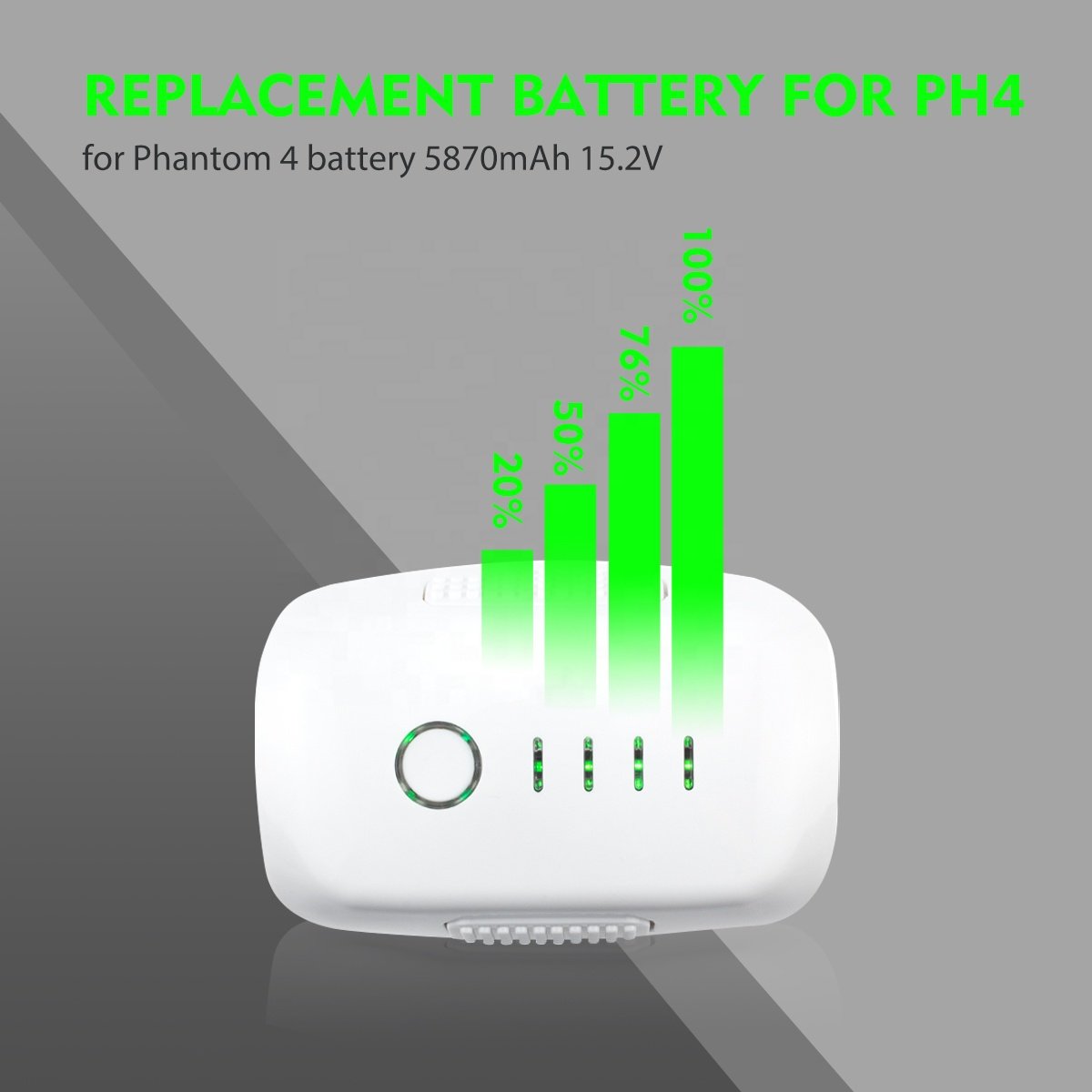 5870mAh 15.2V Drone Intelligent Flight Phantom 4 Battery Replacement Li-Po battery for DJI Phantom 4 Pro Drone Accessories