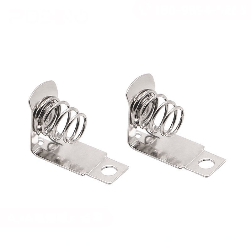 Wholesale Customized Battery Contact Spring Smt Spring Battery Contact Clip Battery Clip For Electronic Accessories