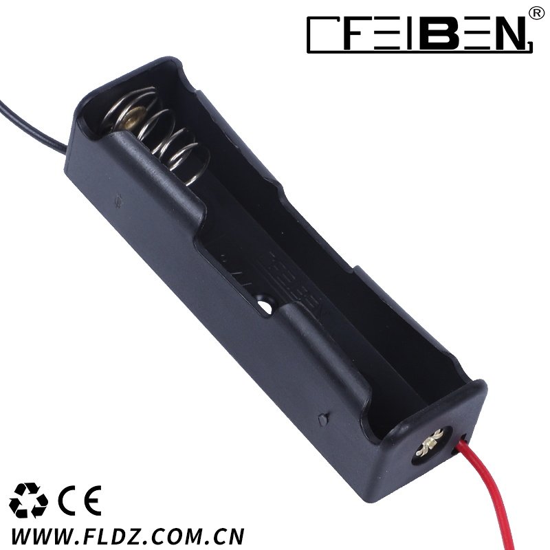1AA Single Battery Holder Box with Wire Leads for AA Battery Case Accessory One Slot with Terminal