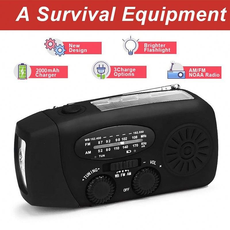 Hot Multi-Function Radio Solar Usb Rechargeable Hand Wb Band Radio Accessories