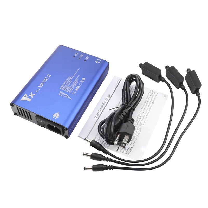 5 in 1 Parallel Multiple Fast Charger 17.6V 4A for DJI Mavic 2 Pro/Zoom Battery Rapid Charging Hub Drone Accessories