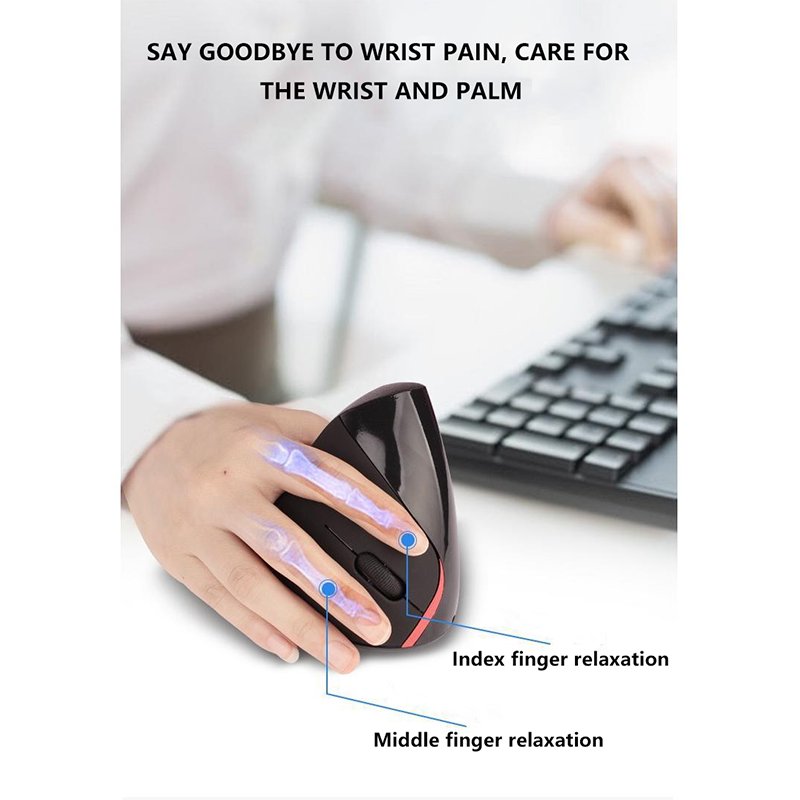 2024 New Design Gaming Mouse 2.4Ghz PC Wireless Ergonomic Mouse Computer Accessories Office Silent For Case Desktop