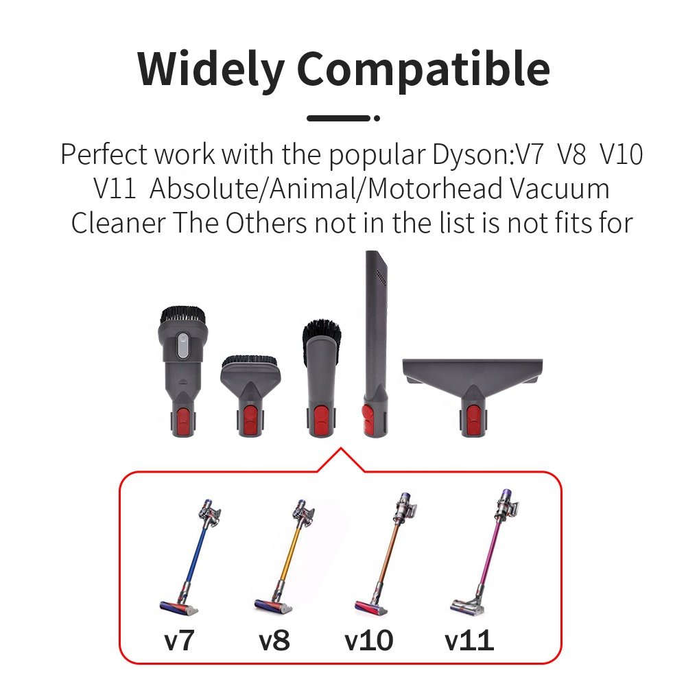Gen5 V15 V12 V11 V10 V7 V8 Detect Cyclone Torque Drive Absolute Animal Trigger Vacuum Cleaner Accessories Brush Tools Bundle