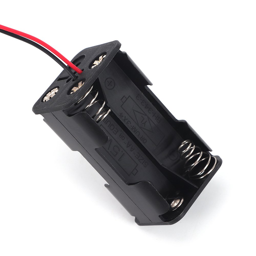 2*2AA battery holder connector 2slot 2*2AA battery holder case with cable
