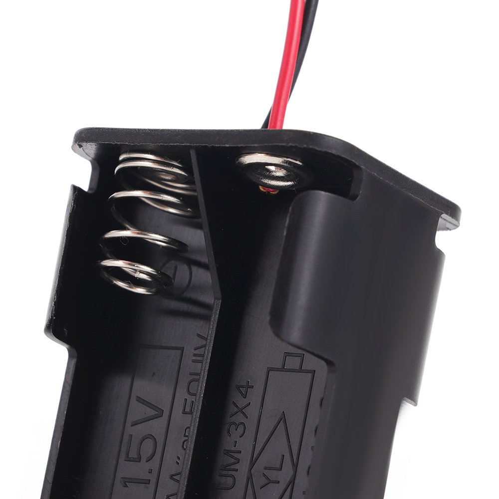 2*2AA battery holder connector 2slot 2*2AA battery holder case with cable