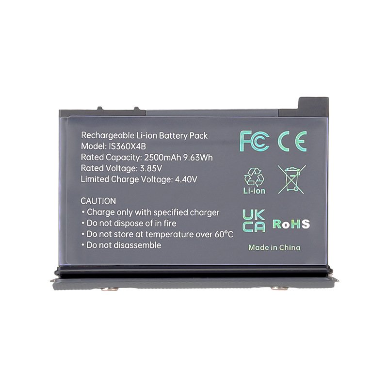 for inst360 X4 Accessory-3.85V 2500mAh Li-ion Battery Replacement Action Sports Camera Battery Made of Durable Plastic
