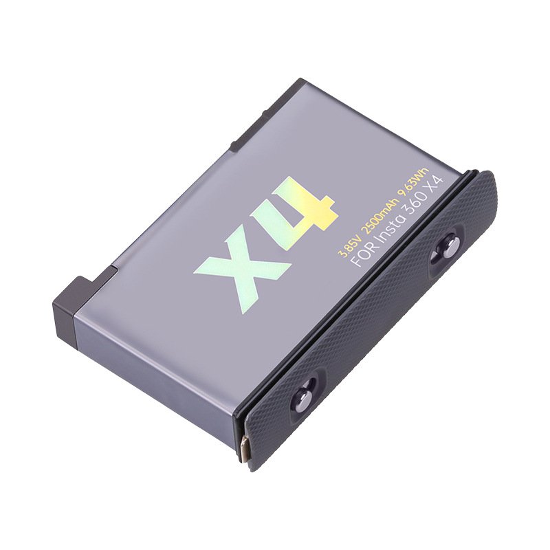 for inst360 X4 Accessory-3.85V 2500mAh Li-ion Battery Replacement Action Sports Camera Battery Made of Durable Plastic