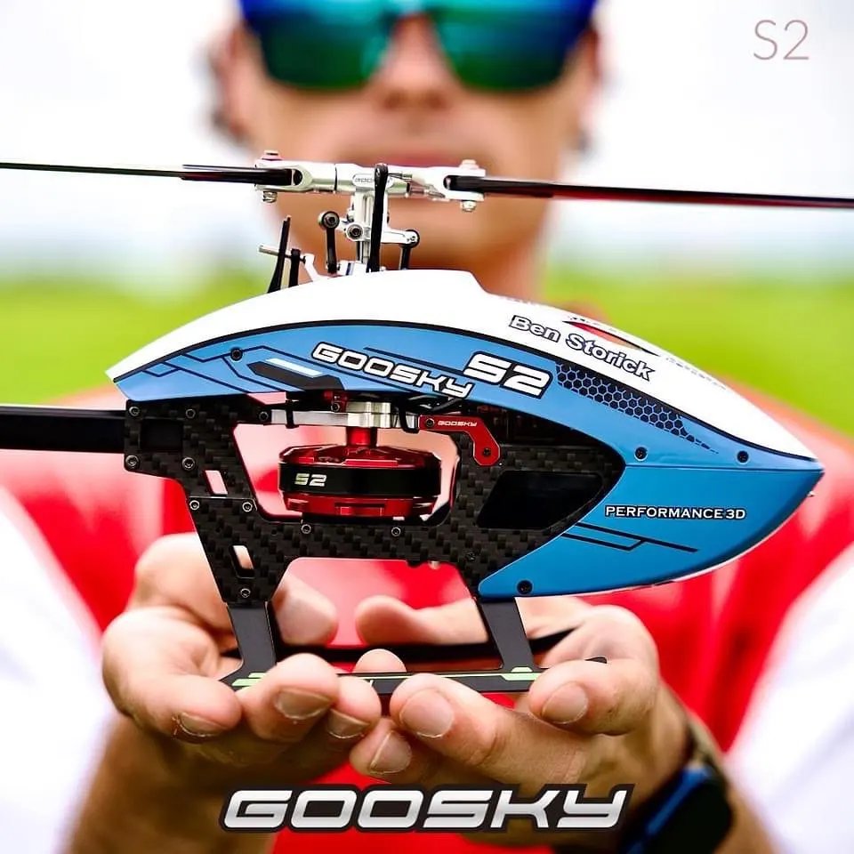 Rc Helicopter Plane Remote Control Aircraft Airplane Men's Children's Toy Radio Flying Wireless Professional Goosky S2 RTF Heli