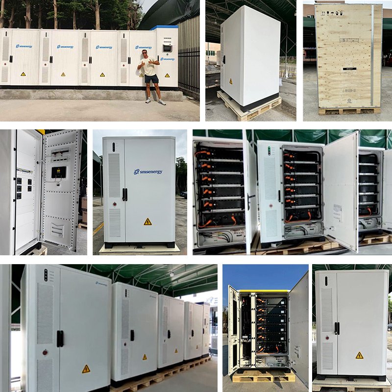 SMS 100kWh 215KWh Lithium Battery Power Storage Energy Container System Factory Use Solar Power Battery System