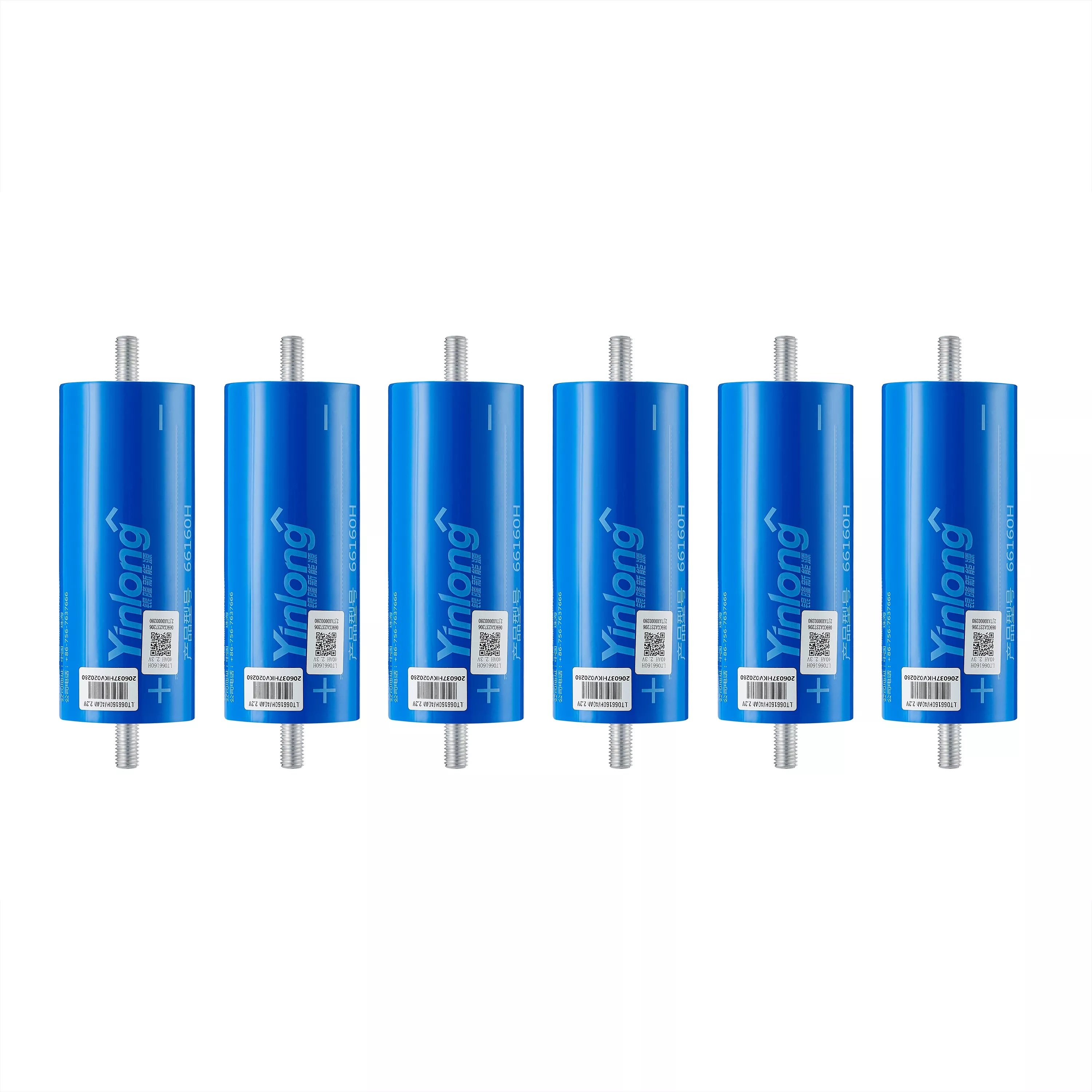 66160 Grade A Bateria Zhuhai Yinlong LTO 2.3V 30 35 40 45 Ah Cells Li Litium Titanate Battery 40Ah