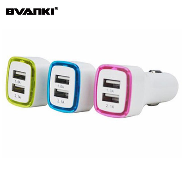 Mobile Phone Accessories Wholesale Battery Charger Car Dual USB Port EV Phone Car Charger