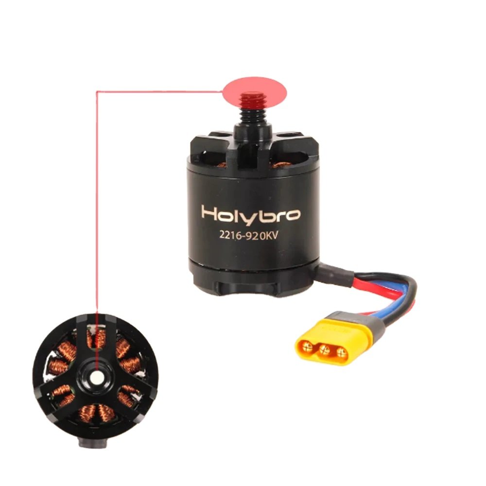 Holybro 2216 920KV Brushless Motor CW CCW Replacement for S500 V2 KIT X500 KIT Compatible 1045 Propeller for RC FPV Drone Parts