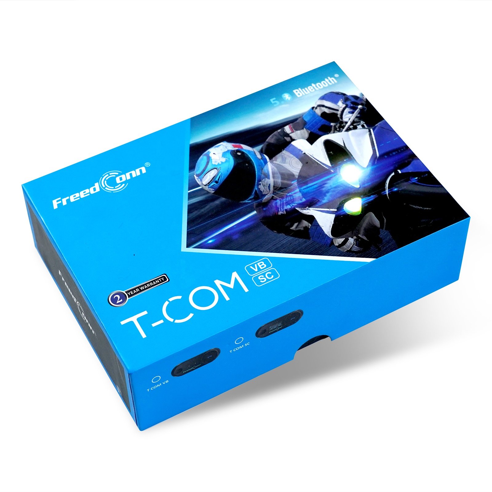 FreedConn CE T-COM SC 2-3 Riders 800m BT 5.0 Intercomunicador Casco Para Moto for Motorcycle Helmet Intercom Moto