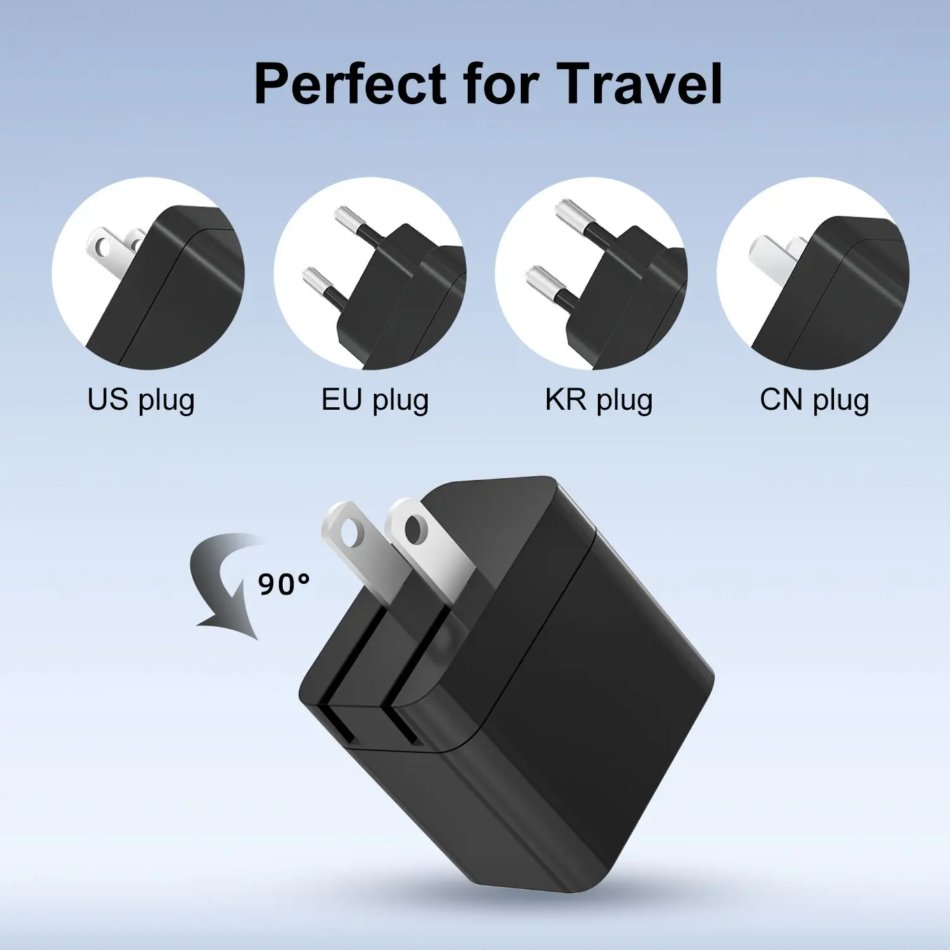 35W PD3.0 and QC 3.0 Wall Charger GaN Fast Charge Power Adapters For Phones