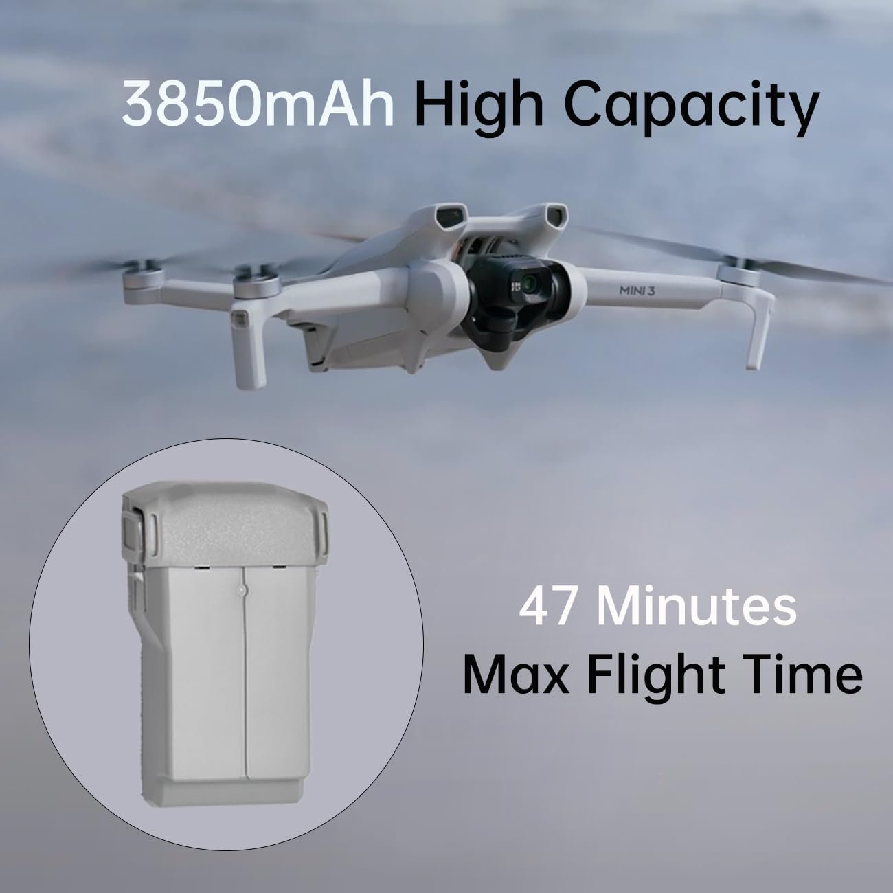 Drone Battery For Mini 4 Pro Battery Plus Mini3 Battery 3850mah For Mini 3 Pro Mini 4Pro Series Drone Accessories