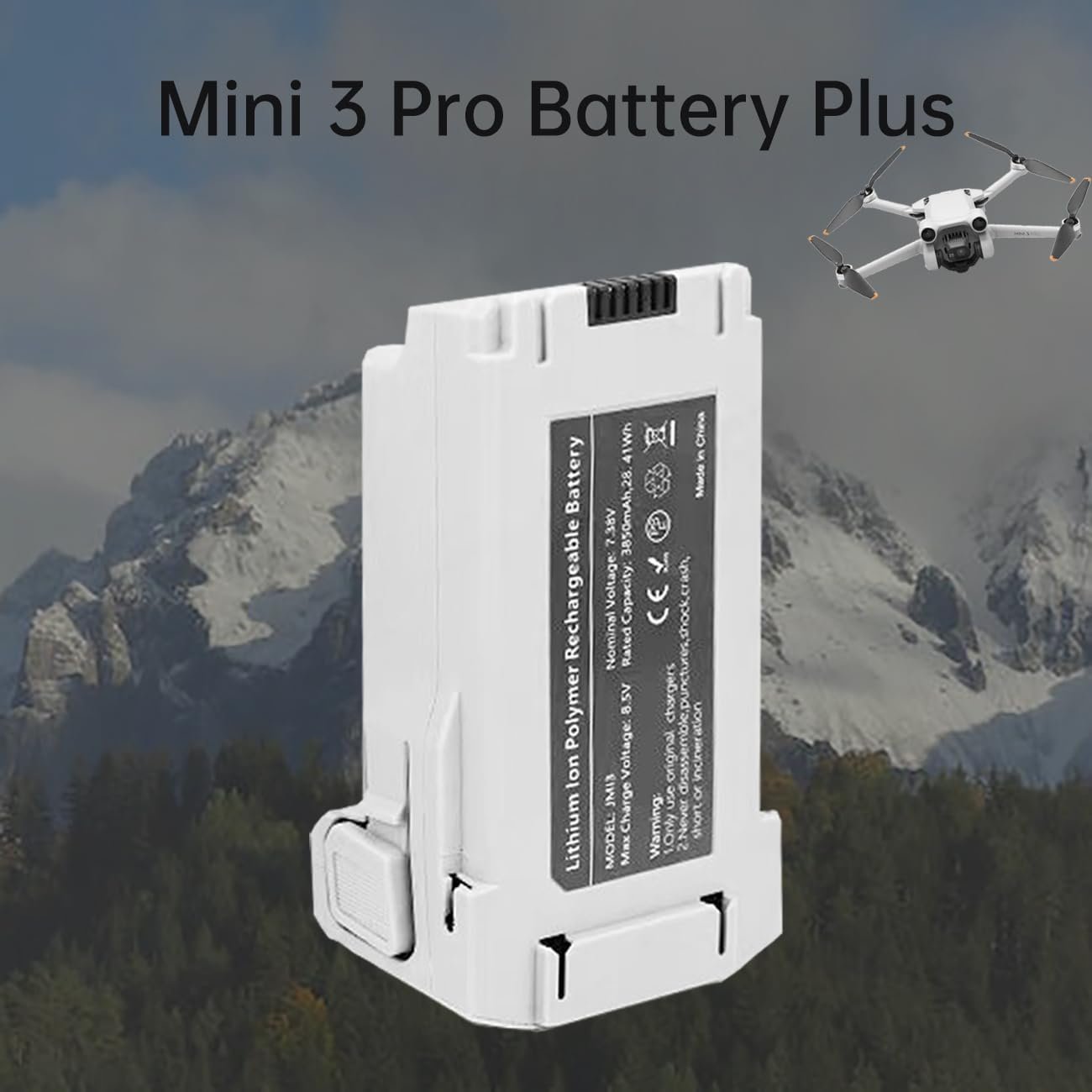 Drone Battery For Mini 4 Pro Battery Plus Mini3 Battery 3850mah For Mini 3 Pro Mini 4Pro Series Drone Accessories