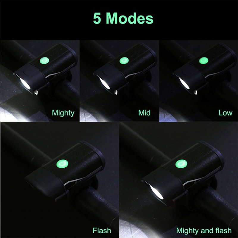 Bike Light USB Rechargeable 350 Lumens Bicycle Lamp Front Headlight Flashlight L2 Bicycle Light Bicycle Accessories