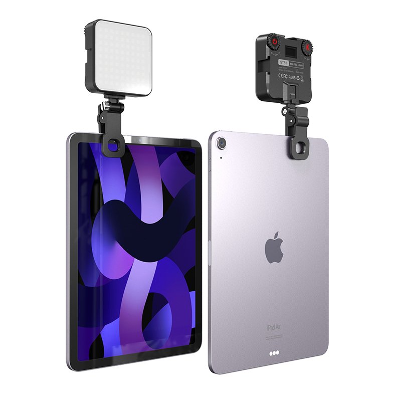 BAFANG Photo Accessories Lighting Kits Camera Lights Adjustable Color Temperature, with Phone Clip Selfie Lamp