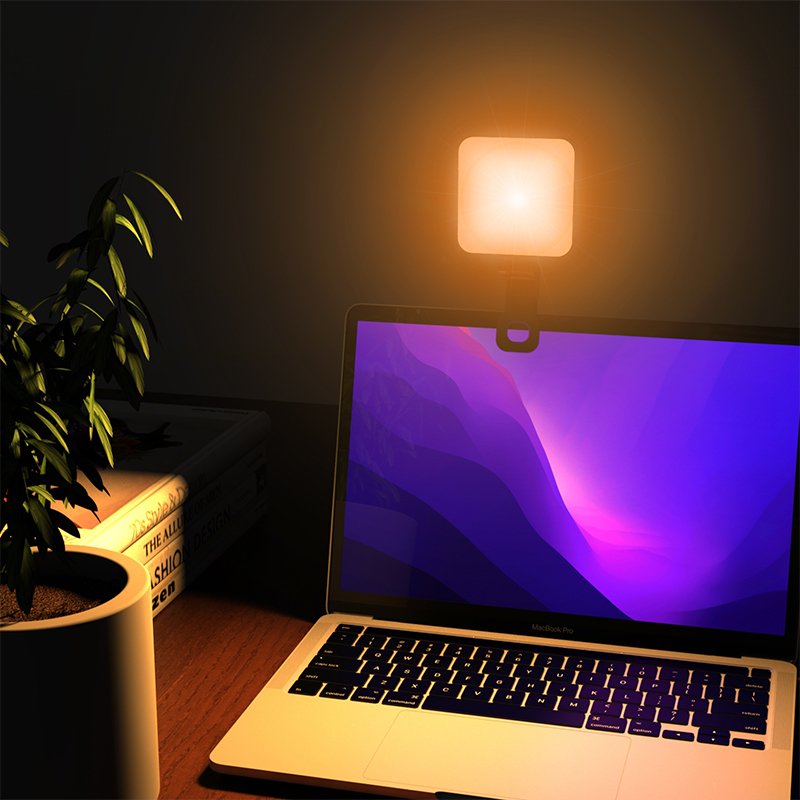 BAFANG Photo Accessories Lighting Kits Camera Lights Adjustable Color Temperature, with Phone Clip Selfie Lamp