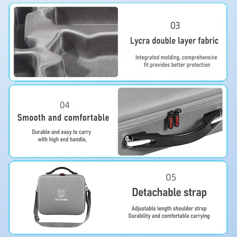 STARTRC New Portable Shoulder Bag Waterproof for DJI Avata battery Storage Bag for DJI FPV Goggles 2 Glasses Drone Accessories