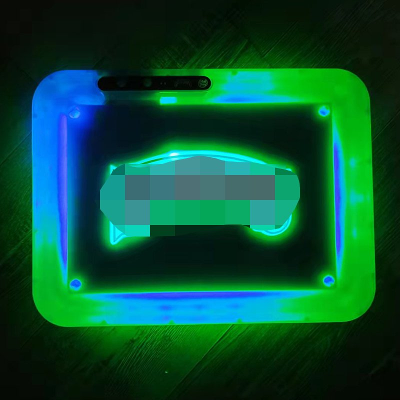 Glow Rolling Tray Custom Logo Accessories Factory Direct Sale Plastic Led Speaker Rolling Tray With Battery Tray Smok