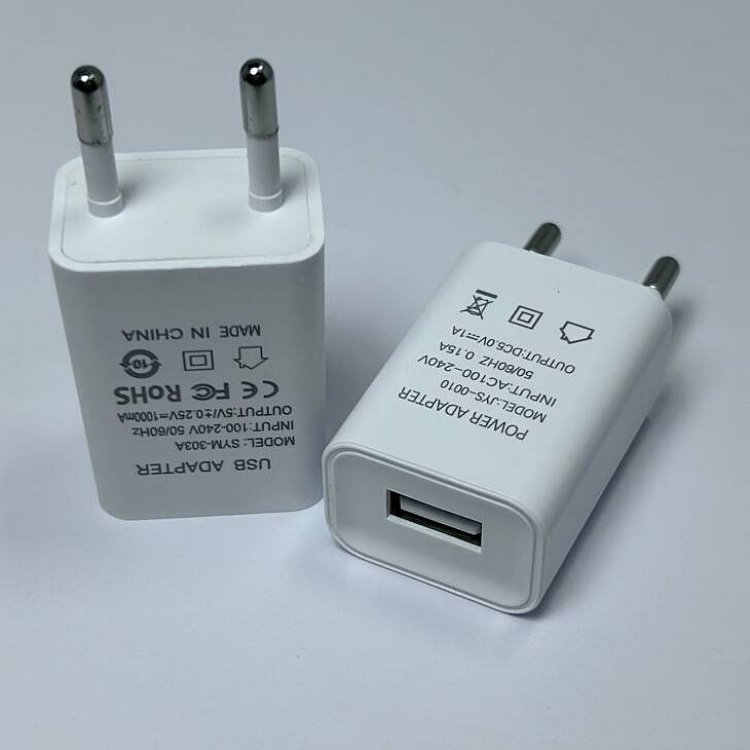 USB Adapter for Children's Tablets TYPE-C Charging 5V1A2A3A Fireproof 60Hz Frequency 1A 2A3A Output for Desktop Use