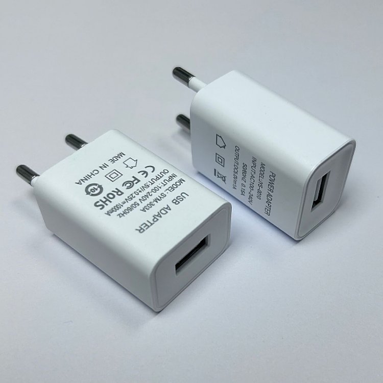 USB Adapter for Children's Tablets TYPE-C Charging 5V1A2A3A Fireproof 60Hz Frequency 1A 2A3A Output for Desktop Use