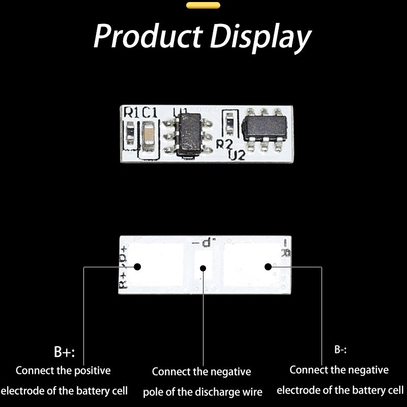 Factory 3.7V board overcharge over discharge maximum overcurrent lithium car cell accessories battery protection