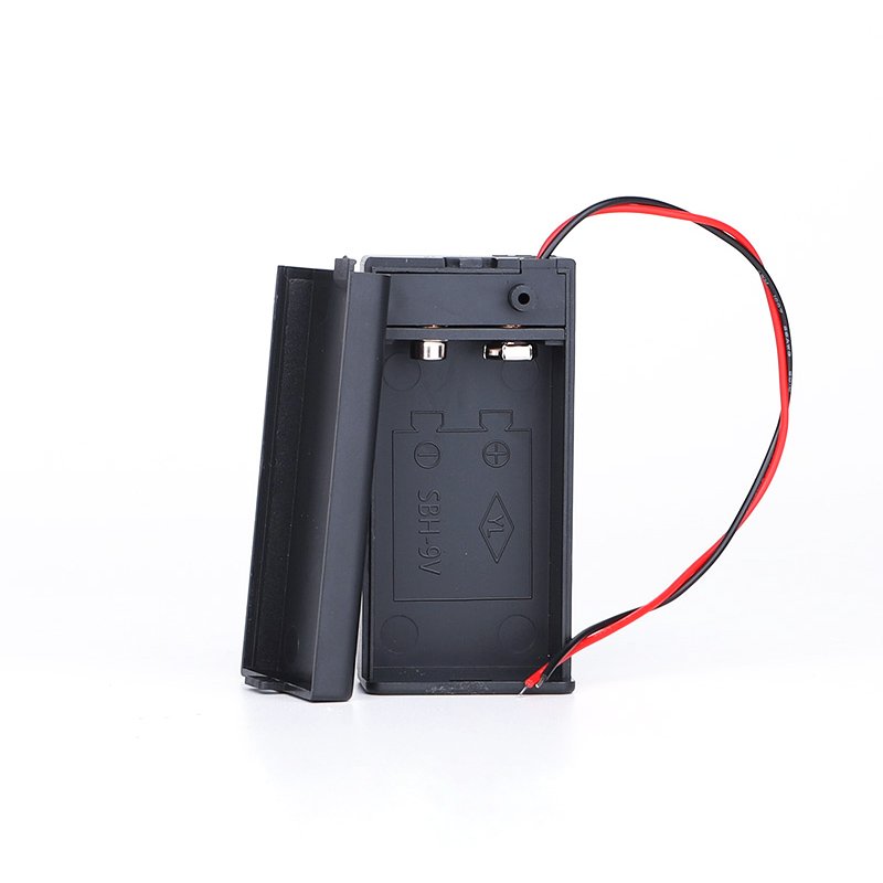 Doublepow Wholesale Bulk DIY 9V ABS Battery Holder with On/Off Switch and Wires Leads Comprehensive Battery Accessories