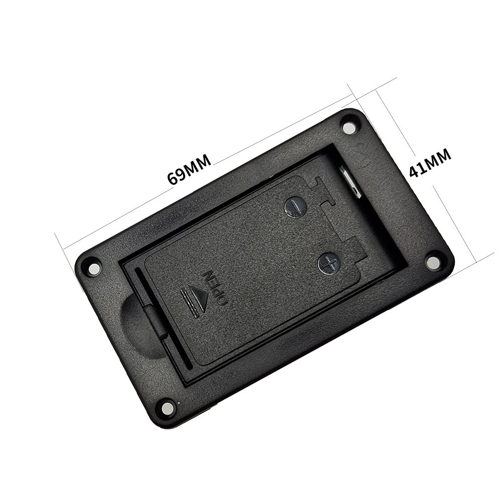 Top Selling Products 6f22 9 Volt Battery Box No Contact Flip Type Guitar Pickup Parts Accessories 9v Holder