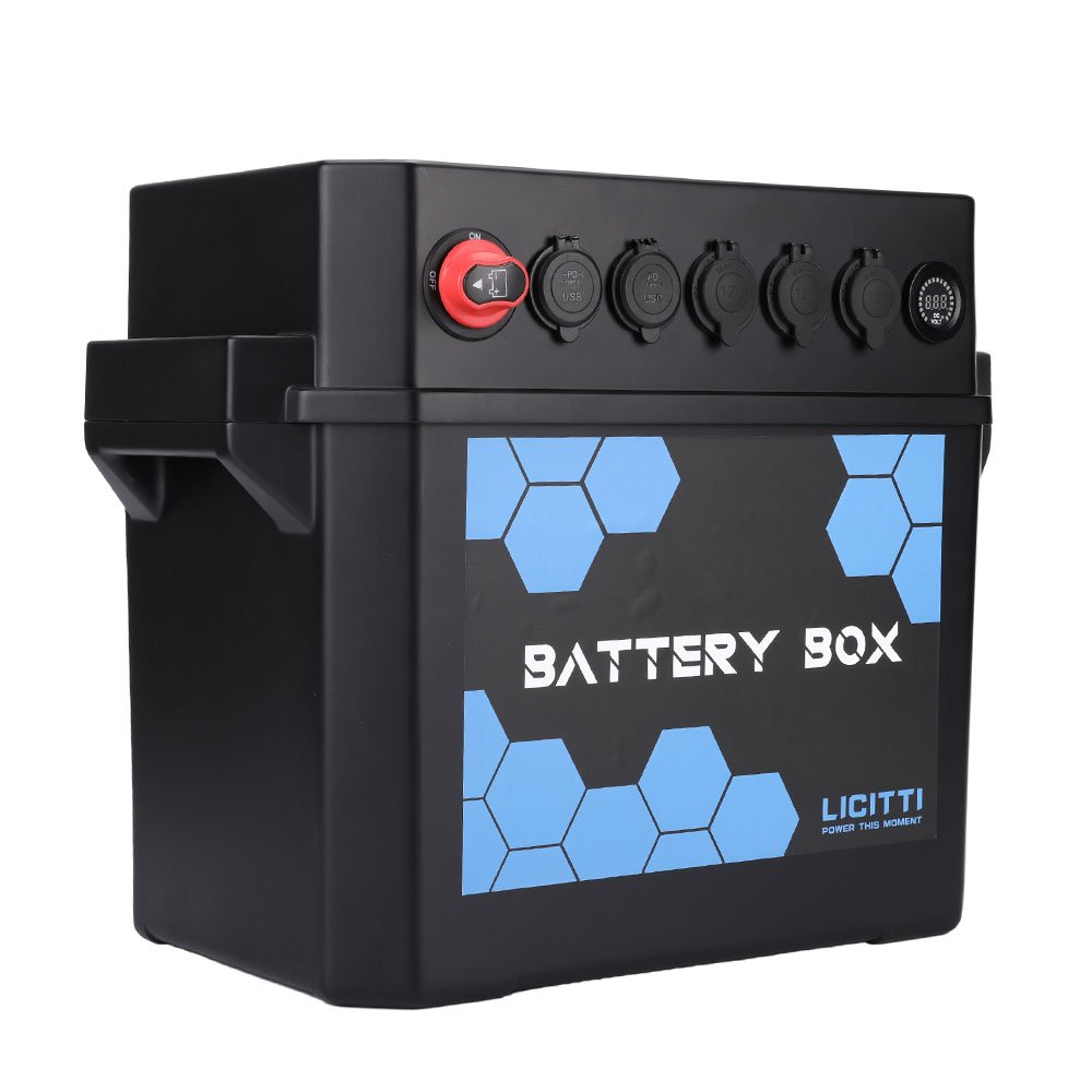 Diy Portable 12 Volt Lithium Lacetti Power X Light 12V Dcdc Camping Accessories Dc Dc Heavy Duty Battery Box