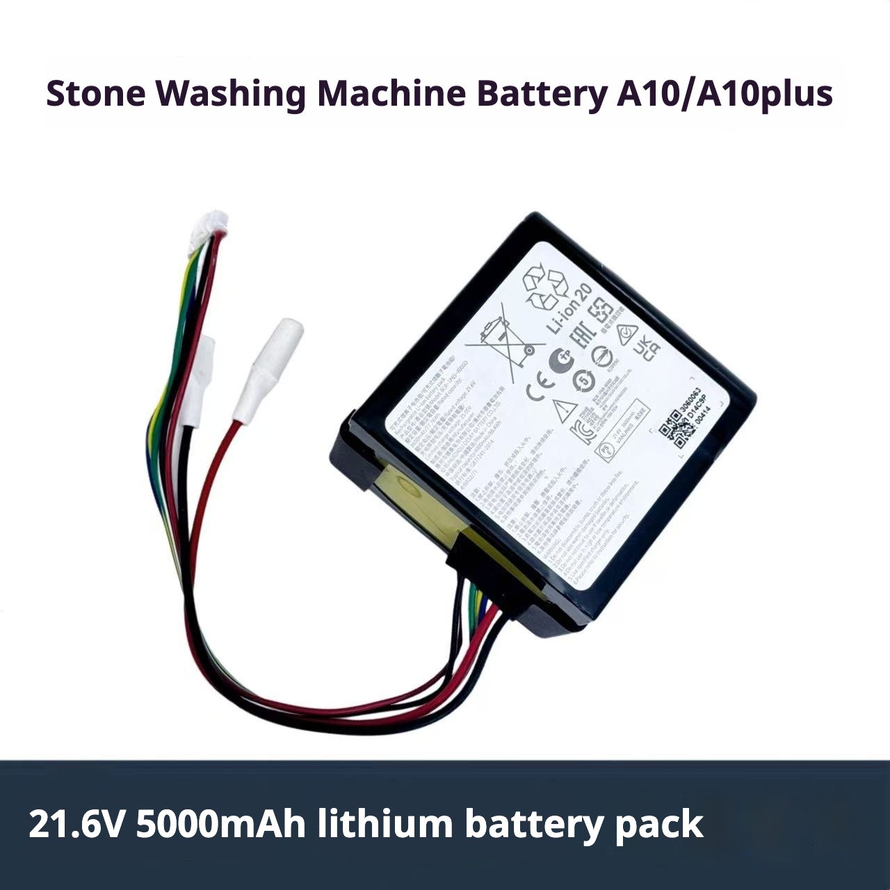 21.6V 5000mAh stone floor scrubber new battery suitable for A10/A10plus models accessories lithium battery