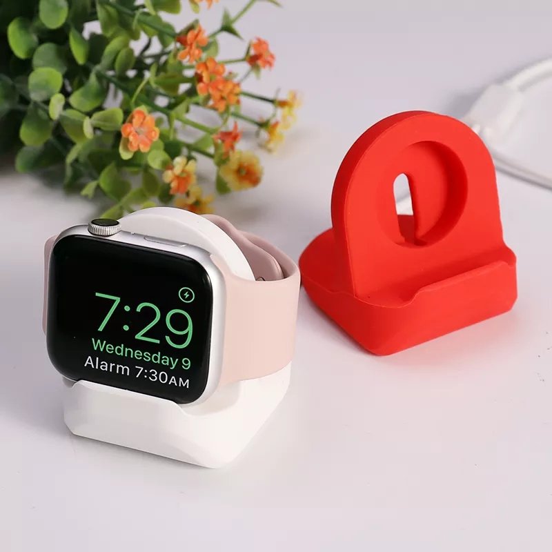 Factory Wholesale Charger Holder Charging Base Silicone Watch Wireless Charging Stand For Apple Watch Charging Accessories