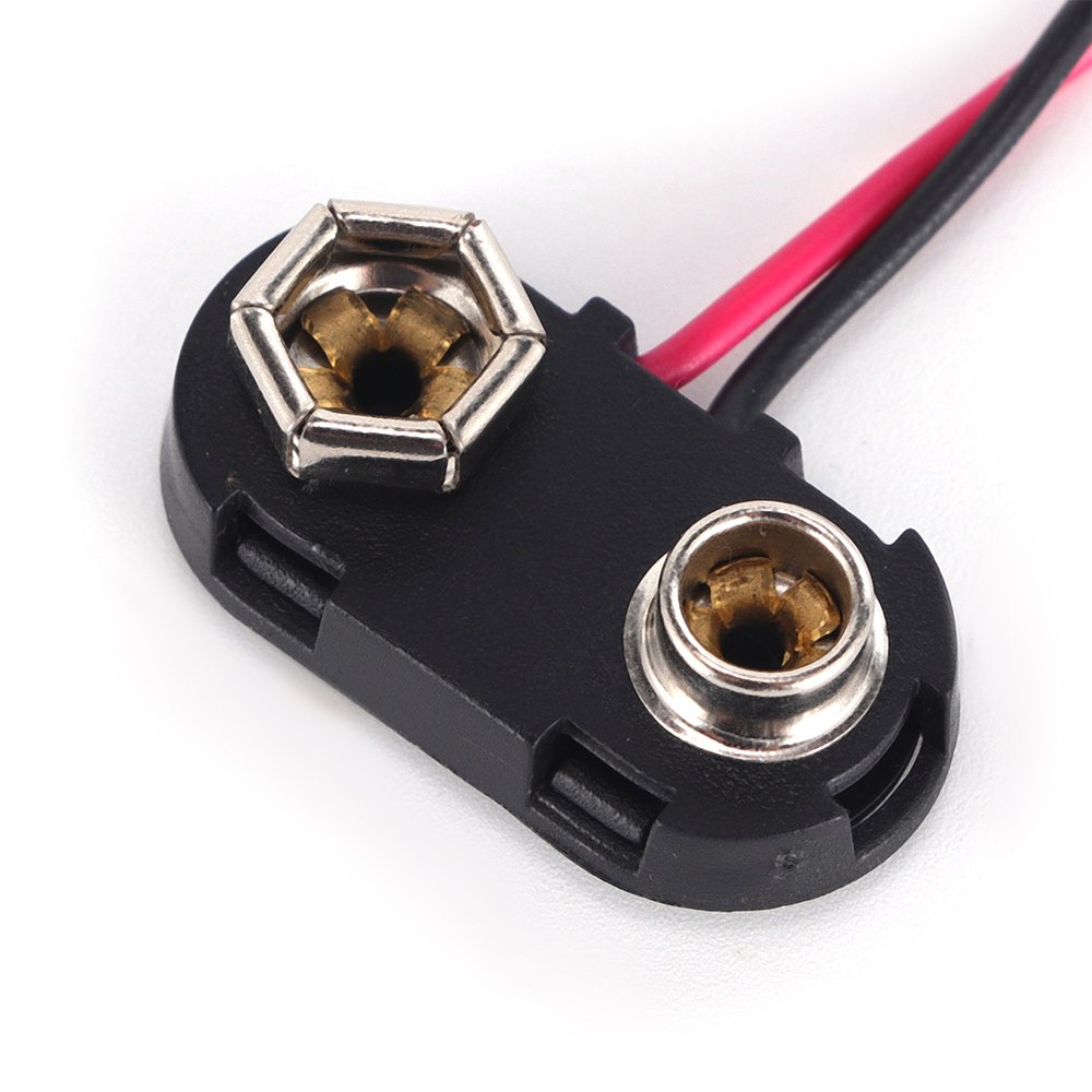 Wide Utility Black T-shaped Battery with Hard Buckle Insulated Lead to Prevent Leakage Essential Battery Accessory